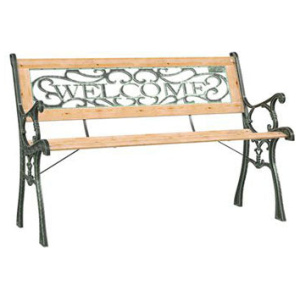 Garden Bench Solid Firwood 122 Cm