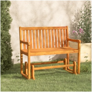 Garden Swing Bench 110 cm Solid Acacia Wood