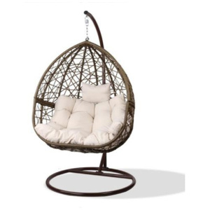 Gardeon Outdoor Hanging Swing Chair - Brown