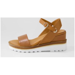 Gardian Tan Leather Sandals