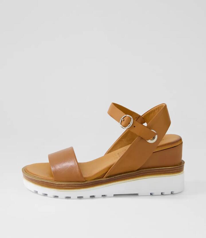 Gardian Tan Leather Sandals