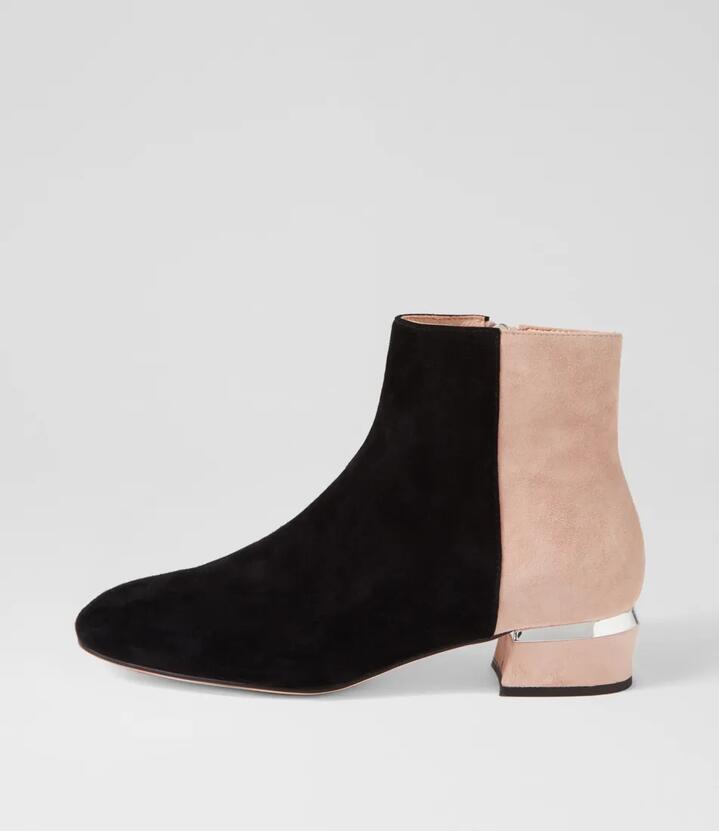Garyie Dj Black Nude Suede Suede Black Nude