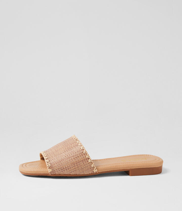 Goodo Coffee Synthetic Raffia Slides