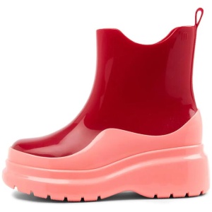 Grip Boot Ad Red Pink Pvc Ankle Boots