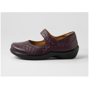 Gummibear Xw New Purple Leather Flat Shoes