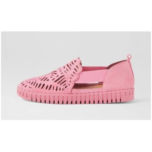 Habikio Pink Suede Jewels Sneakers