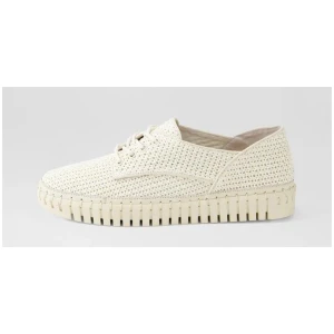 Hamburg Nougat Synthetic Raffia Sneakers