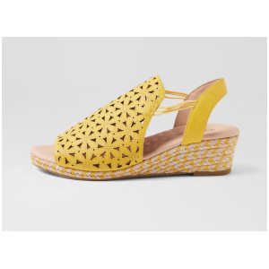 Hanar Yellow Multi Leather Sandals
