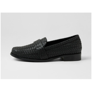 Harlow Loafer Black Weave Loafers