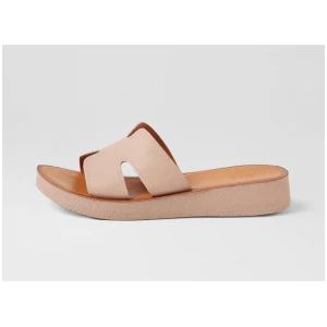 Harpo Nude Leather Slides