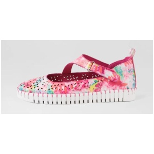 Hashtag Bright Mix White Leather Sneakers