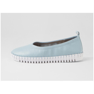 Heaton Denim White Leather Sneakers