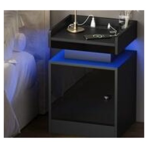 Henkel Bedside Table Black