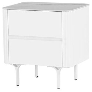 Higgins Bedside Table - White by Interior Secrets - AfterPay Available