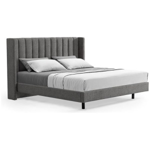 Hillsdale King Bed Frame - Spec Charcoal by Interior Secrets - AfterPay Available