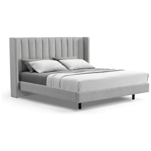 Hillsdale King Bed Frame - Spec Grey - Last One by Interior Secrets - AfterPay Available