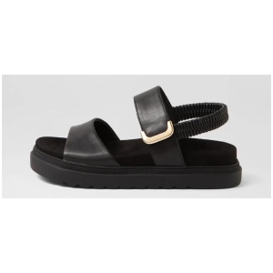 Hirish Black Sandals