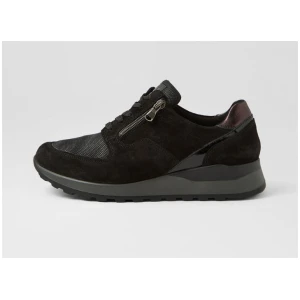Hiroko 15 Schwarz Mix Leather Sneakers
