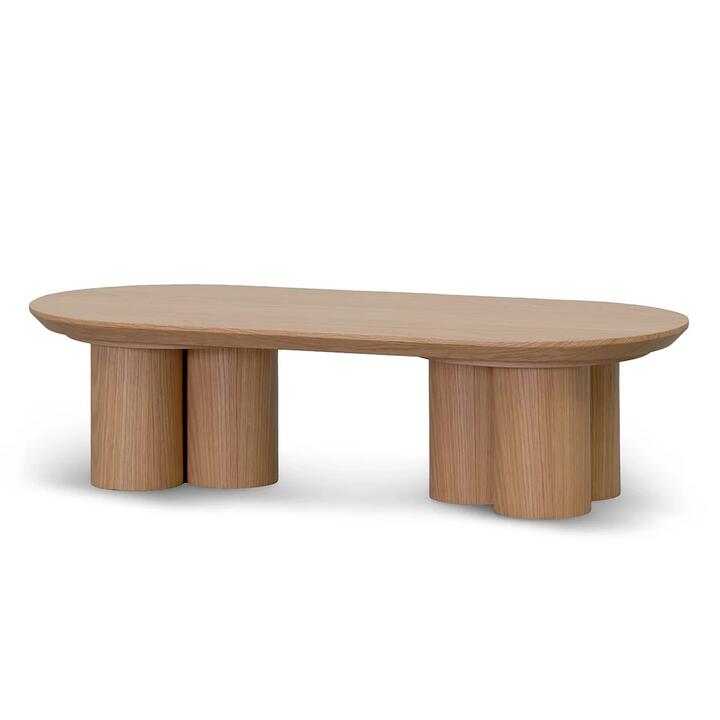 Holt 1.3m Coffee Table - Natural Oak by Interior Secrets - AfterPay Available