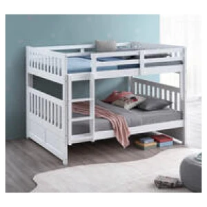 Huntington Double Bunk Bed White