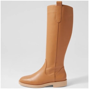 Huntley Tall Tan Leather Knee High Boots