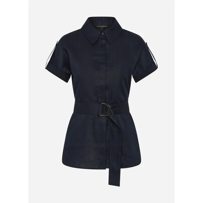 Imogen Linen Belted Shirt