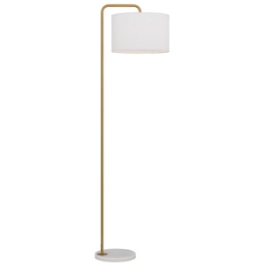 Ingrid Floor Lamp Gold White