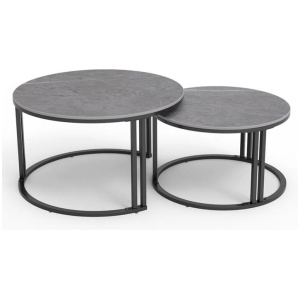 Interior Ave - Premier Nested Coffee Table Set - Grey Stone