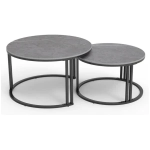 Interior Ave - Premier Nested Coffee Table Set - Grey Stone