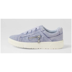 Ivanna Sky Blue Recycled Canvas Sneakers