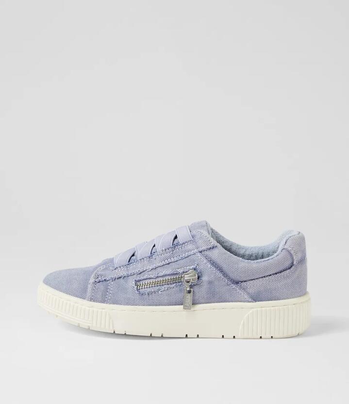 Ivanna Sky Blue Recycled Canvas Sneakers