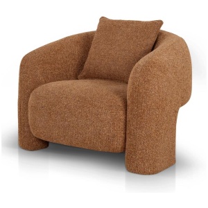 Jam Armchair - Coral Orange by Interior Secrets - AfterPay Available