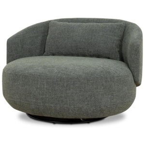 Janis Swivel Armchair - Moss Green by Interior Secrets - AfterPay Available