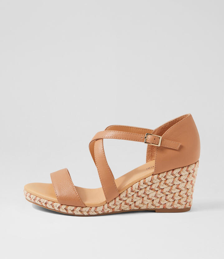 Jareem Light Tan Multi Rope Leather Sandals