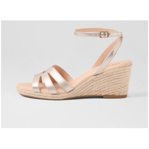 Jerica Platino Leather Sandals