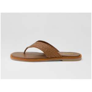 Jesky Dark Tan Leather Thongs