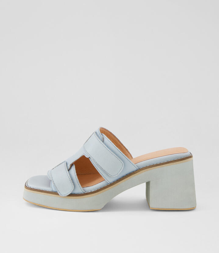 Jesses Denim Leather Sandals