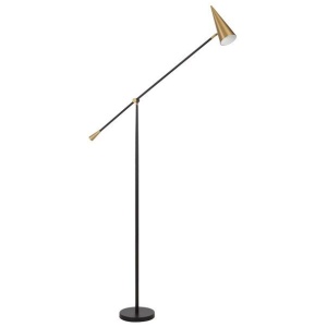 Jibara Modern Floor Pivot Lamps Large Black Metal Lighting Lights Telbix Australia