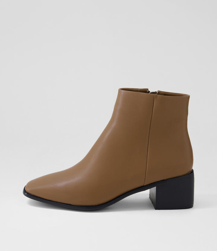 Joo Pecan Ankle Boots
