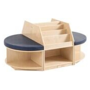 Jooyes Wooden Kids Bookshelf Neutral