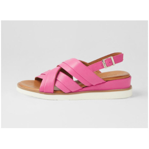 Juily Fuchsia Leather Sandals