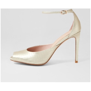 Julien Muted Gold Leather Sandals
