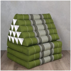 Jumbo Thai Triangle Pillow THREE FOLDS GR