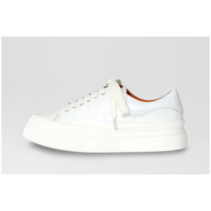 Just A Dream White Leather Sneakers