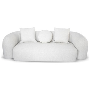 Justus 3 Seater Sofa - Oatmeal Beige by Interior Secrets - AfterPay Available