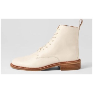 Karma Bone Suede Lace Up Boots