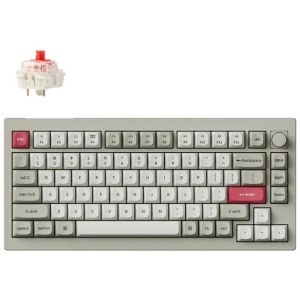 Keychron V1 Max QMK/VIA Wireless Custom Retro Mechanical Keyboard - Red Switch
