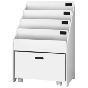 Kids Bookshelf Storage Organiser Bookcase Drawers Display Shelf