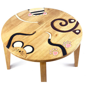 Kids Wooden Table Mix Animal Tails