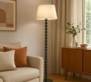 Kiko Orb Floor Lamp Cyan